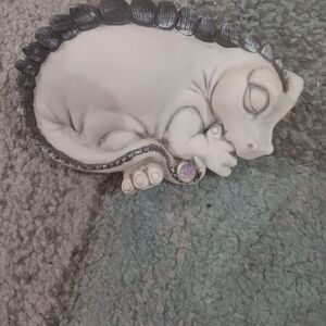 Ceramic Sleeping Dinosaur Figurine